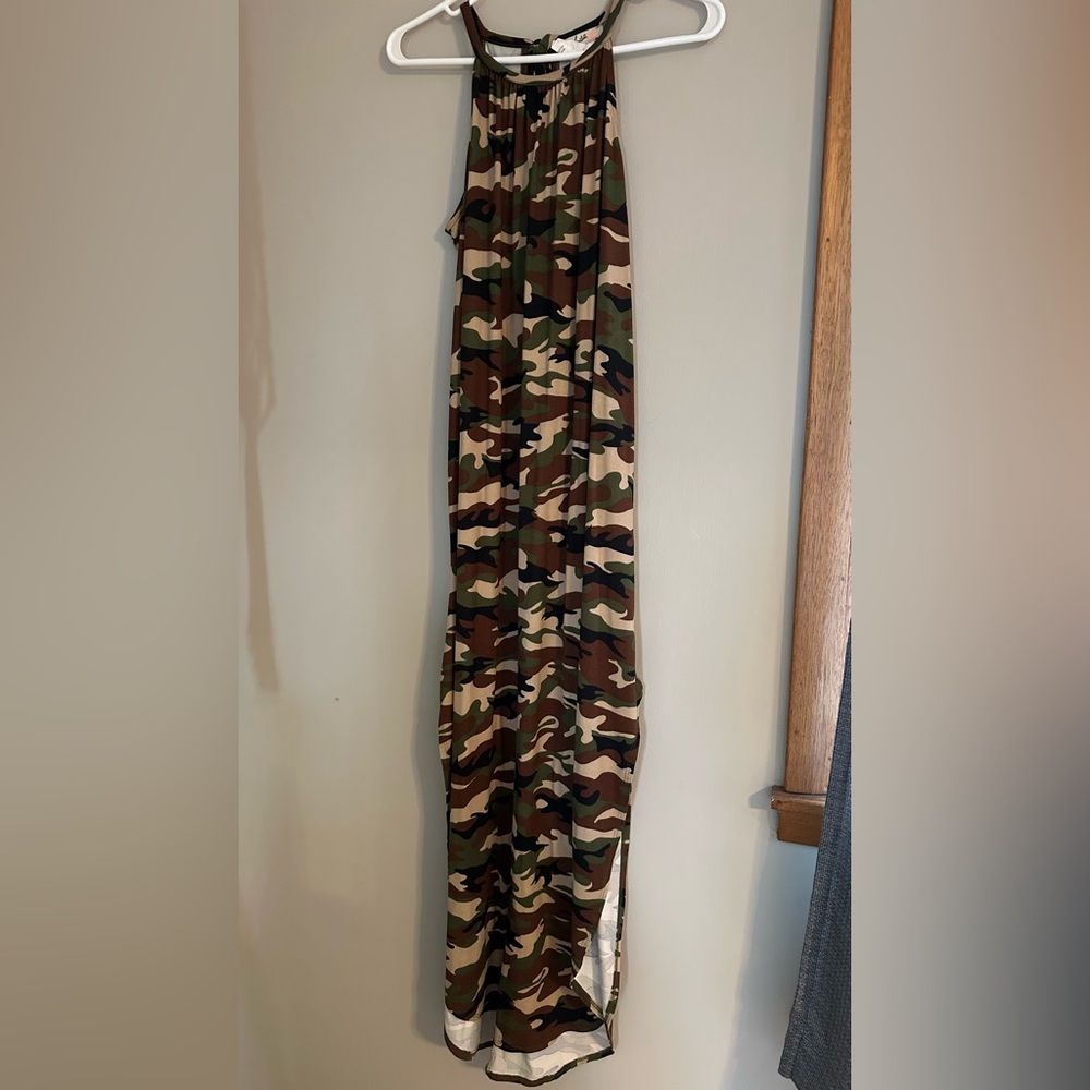 Camouflage Maxi Dress